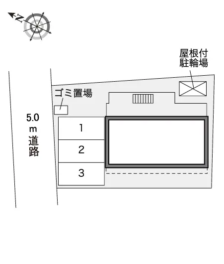 ★手数料０円★厚木市三田　月極駐車場（LP）